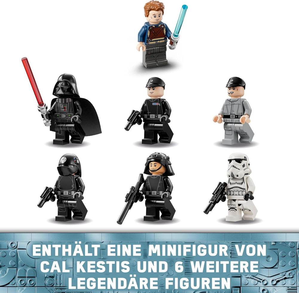 LEGO Star Wars Imperial Star Destroyer, Starship Set, Building Toy, Darth Vader and Cal Kestis Playset, Birthday Gift for Boys, Girls and Fans 75394 Building Sets Besuche den LEGO-Store