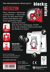 Moses. Black Stories Medicine - 50 puzzles with cases from the world of medicine, a crime card game with game variations and score tokens, a puzzle game for teenagers and adults.