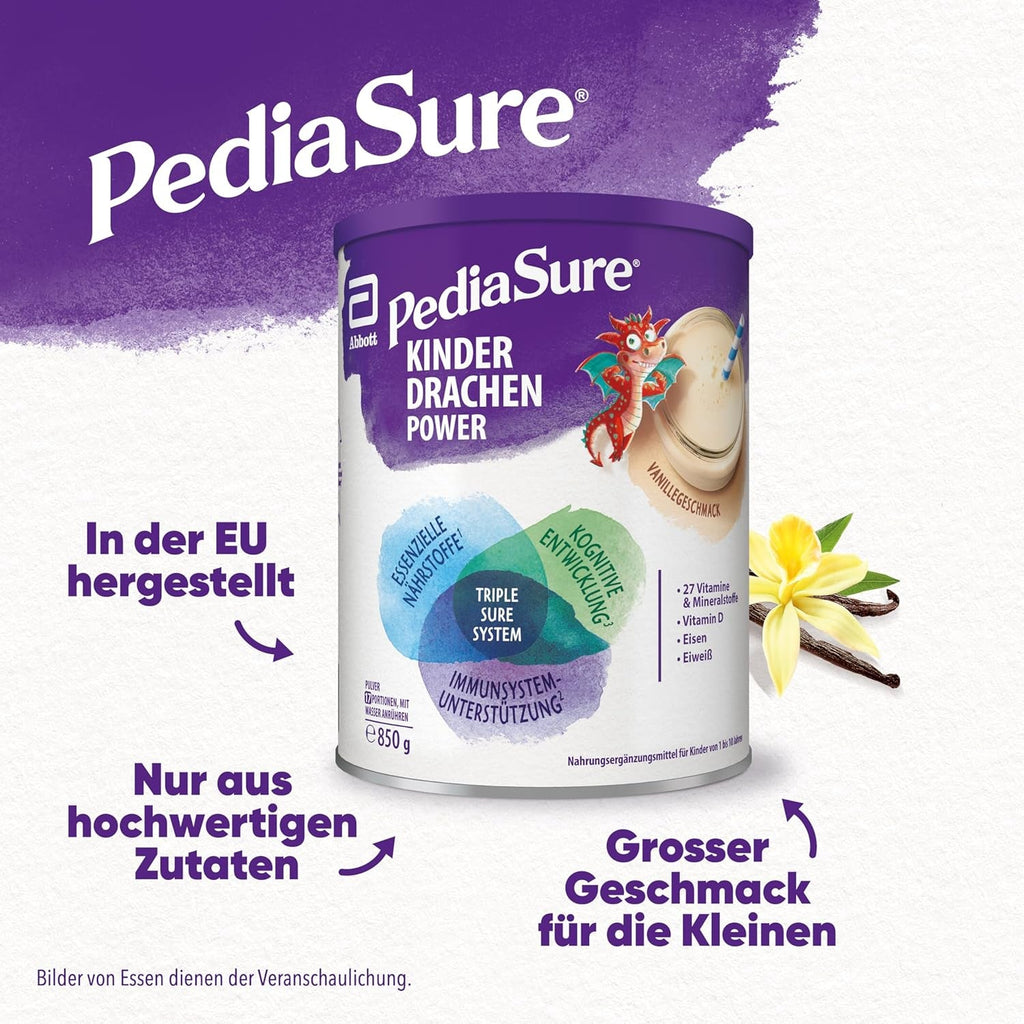 Pediasure Puterea Dragonului, Supliment nutritiv pentru copii de la vârsta de 1 an, 27 de vitamine și minerale Naty Shop