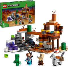 LEGO Minecraft Badlands Mine Video Game Mining Toy Set for Boys and Girls Ages 8+ Fun Building Bricks Adventure Set Birthday Gift 21263 Building Sets Besuche den LEGO-Store Default Title
