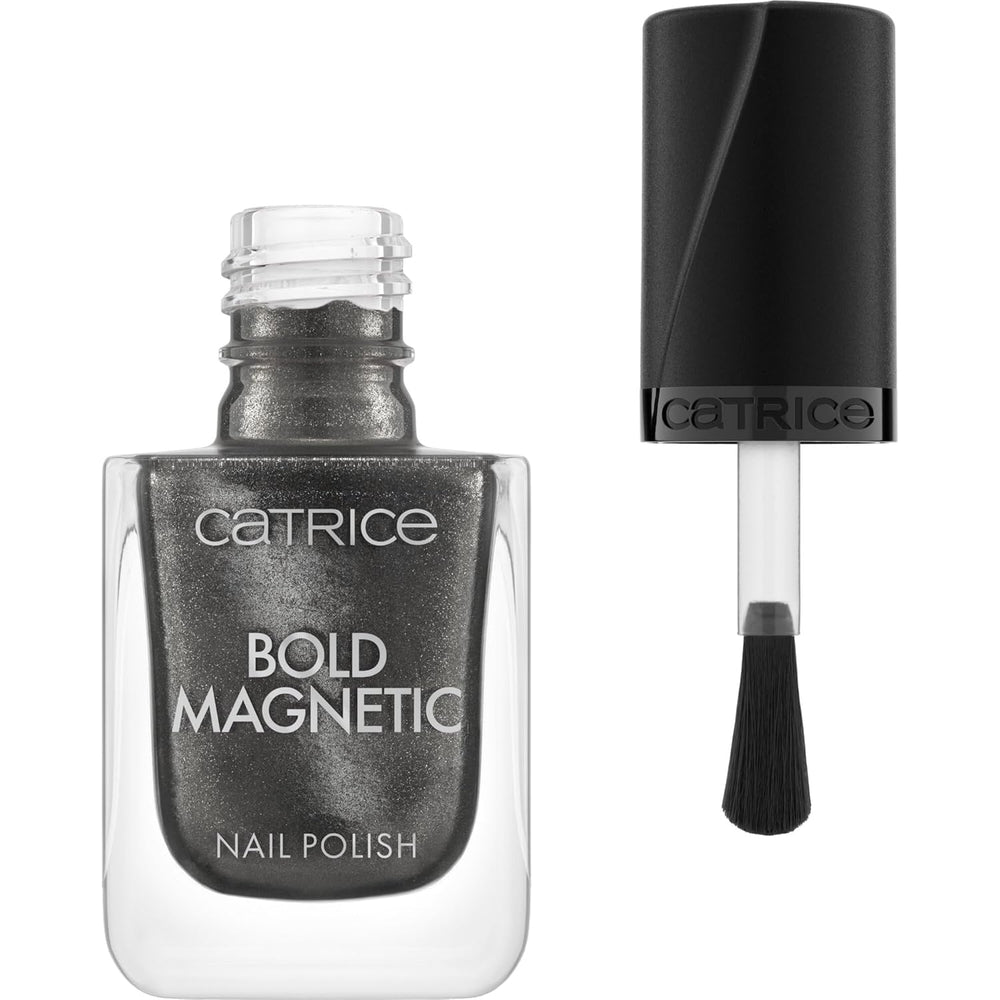 Catrice Bold magnetic nail polish, no. 030, Gold, Metallic, Vegan, Microplastic Free, Fragrance Free, Paraben Free, 1 Pack (10.5ml)
