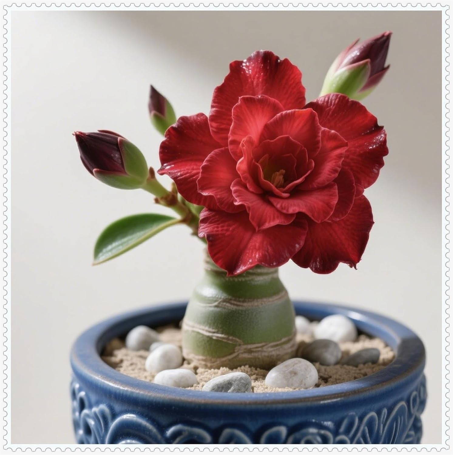 Blumenzwiebel Mix, Lebende Pflanzen,Winterhart pflanzen,Mehrjährige Blumenzwiebel ist winterhart, Mysteriöse magische Glühbirne,Gift-1 Wüstenrose knollen -C