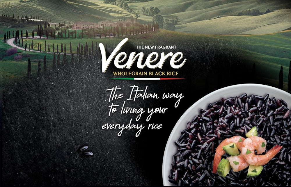 Scotti Black Wholemeal rice Riso Nero Venere 500 g