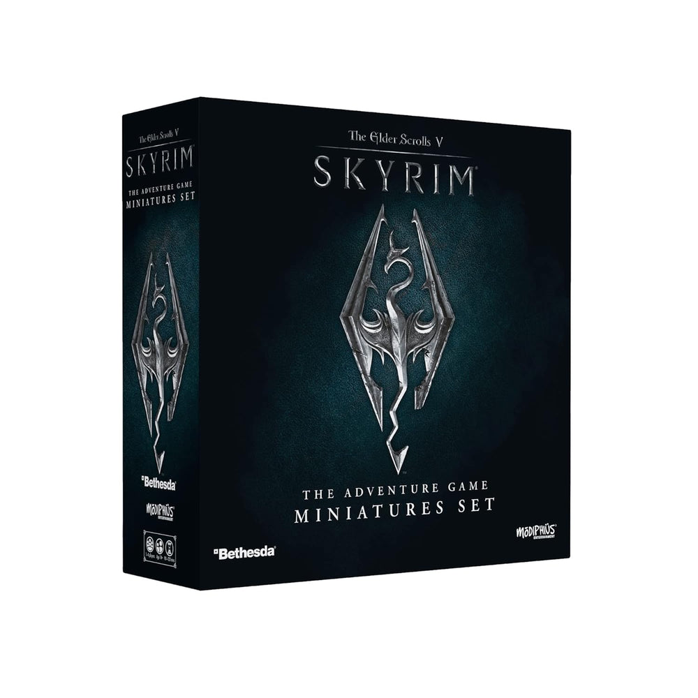 Modiphius The Elder Scrolls: Skyrim – Adventure Board Game – Upgrade Miniatures Set | Board game | Ages 14+ | 1-4 players | Game time 60-120 minutes, Grey, Red