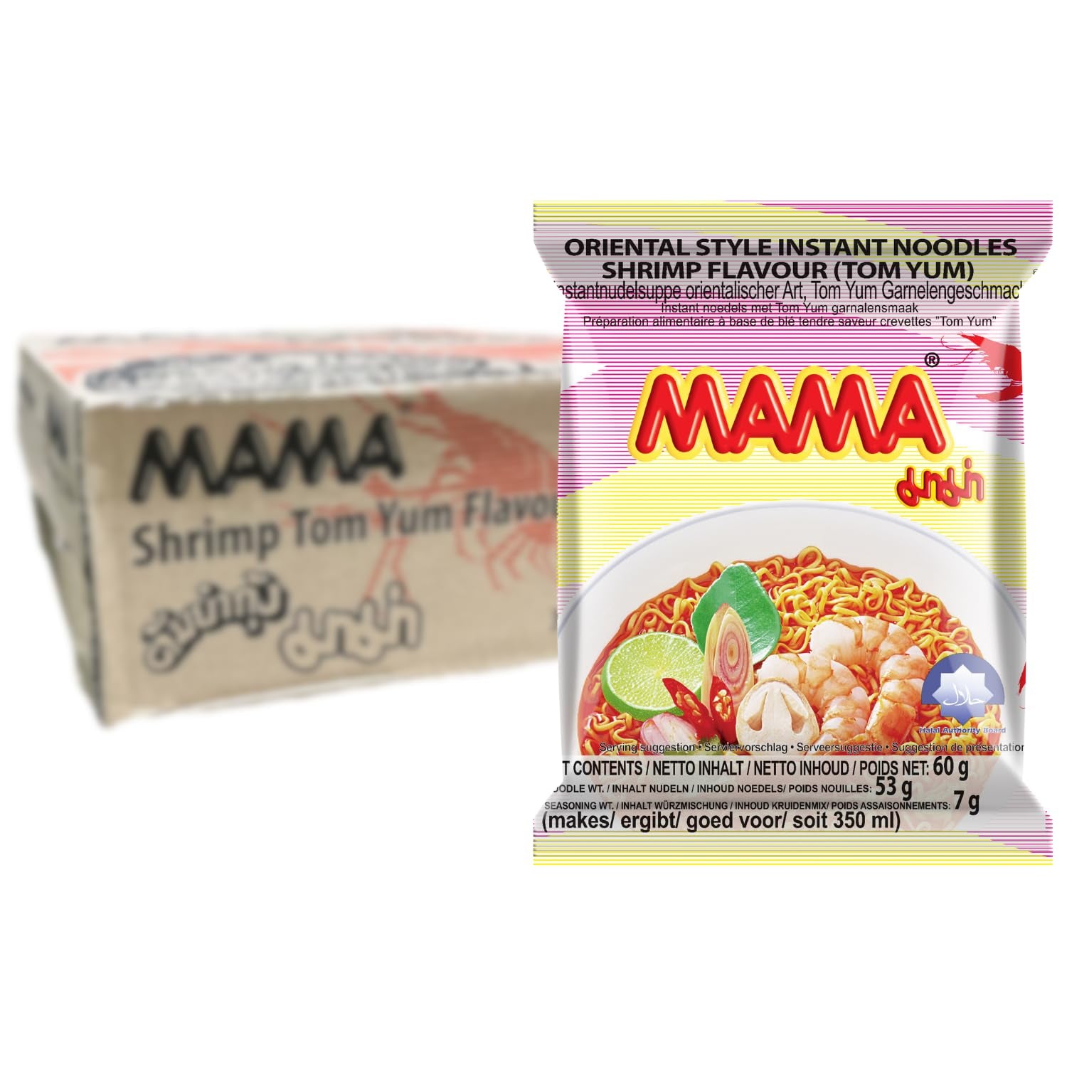 MAMA - Instant Noodles with Chicken - Multiple Pack (30 X 55 GR)