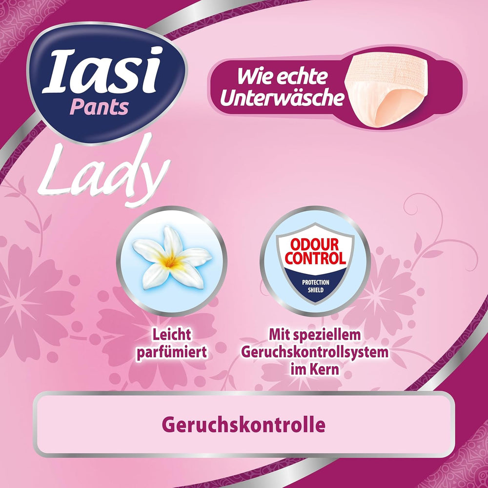 LADY Pants 48 Disposable Urinary Incontinence Pants Absorbency Plus Size S for Women 48 Pcs