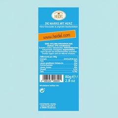 Heidel Thank You milk chocolate bars 3x80g, 16 mini-bars of 5g per package, Various expressions of gratitude, Exquisite gift idea