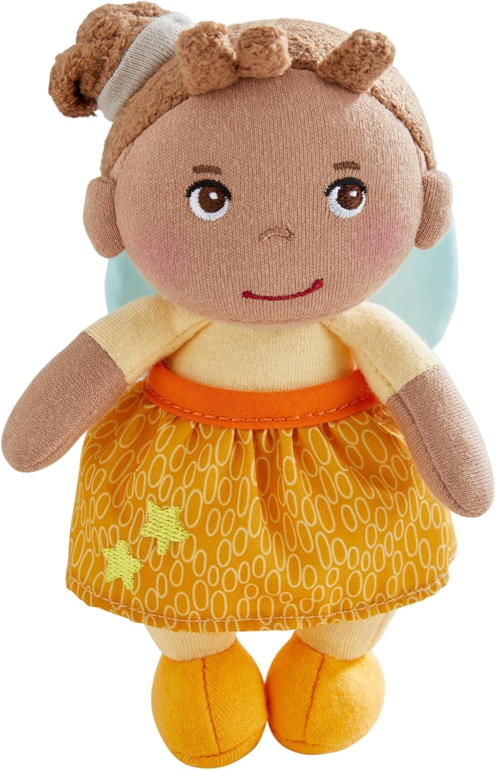 HABA Înger Păzitor Holly – Păpușă din material textil pufoasă (15 cm), cadou perfect de bun venit pentru bebeluși și copii mici – Lavabilă la 30 °C – 2011871001