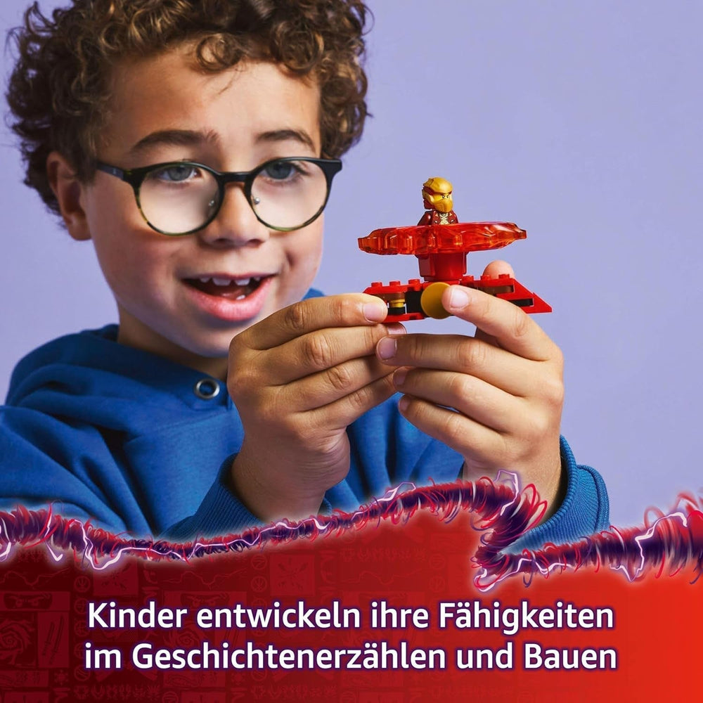 LEGO NINJAGO Kai's Dragon Spinjitzu Spinner - Action Ninja Toy with 2 Minifigures - Small Playset for Kids - Gift Idea for Boys and Girls 6 Years and Up 71823 Building Sets Besuche den LEGO-Store