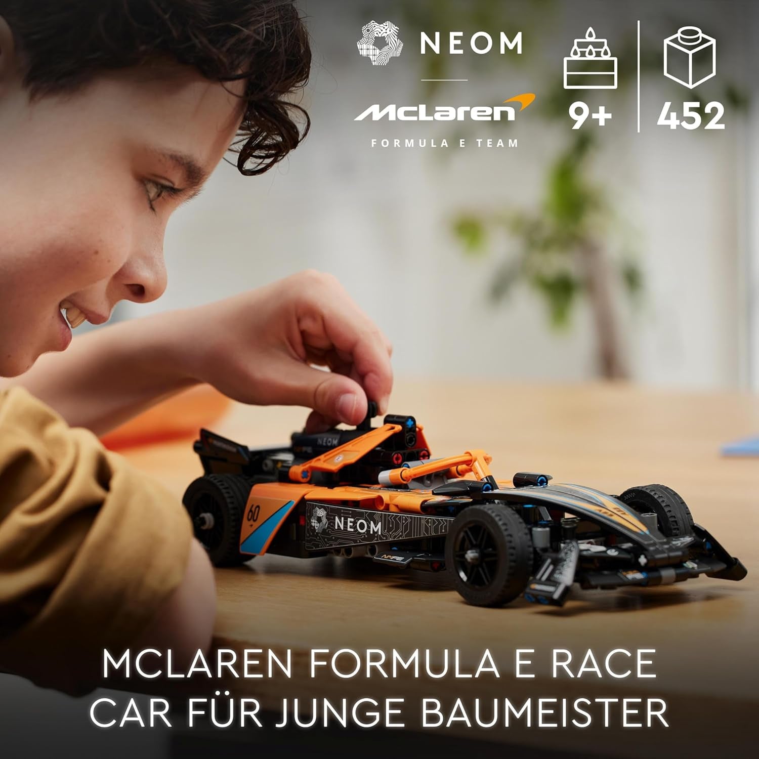 LEGO Technic NEOM Mclaren Formula E Racing Car, Race Car Toy for 9 Years Old Boys and Girls, Model Car Kit, Kids Room Decor, Birthday Gift Idea 42169 Building Sets Beuche den LEGO-Store