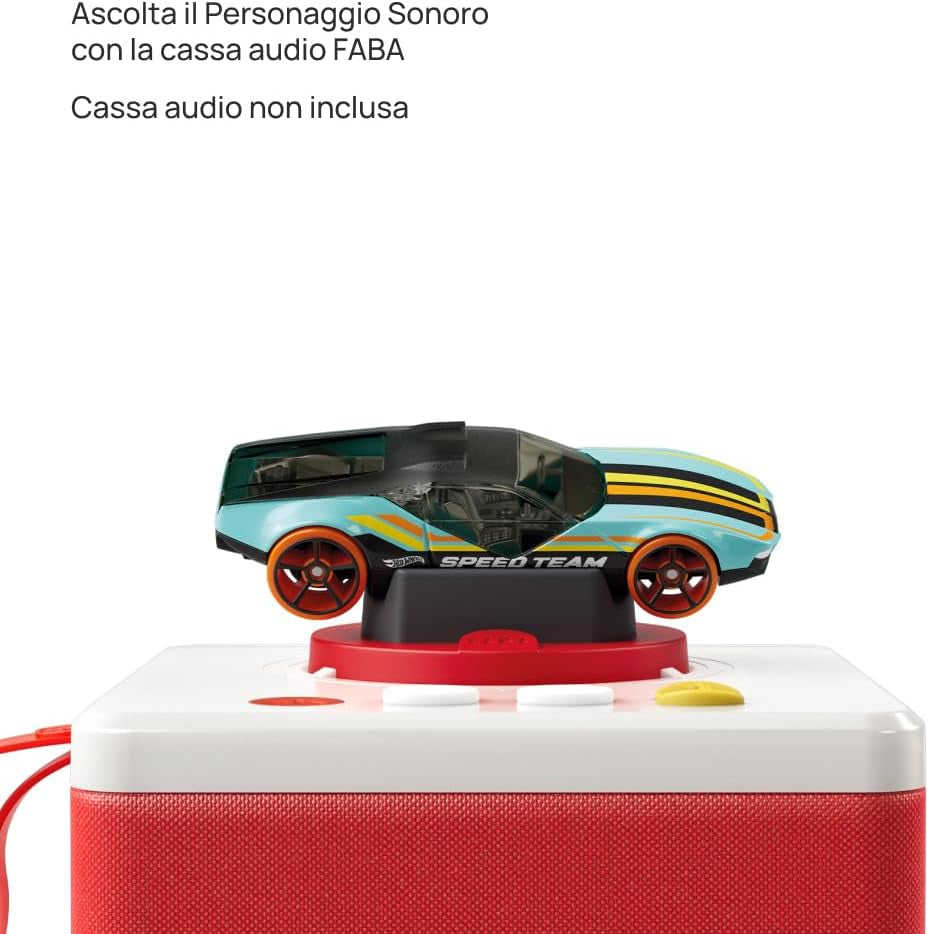 Hot Wheels dinozaur attack sound figure - povești și povești sonore pentru băieți și fete cu vârsta între 3-5 ani, jucărie cu conținut educațional, versiunea italiană Jucarii Bebe Naty Shop