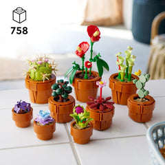 LEGO Icons Mini Plants, 9 Buildable Artificial Flowers, Botanic Collection Set for Adults with Buildable Terracotta Pot, Home Decoration, Gift for Women and Men 10329 Building Sets Besuche den LEGO-Store