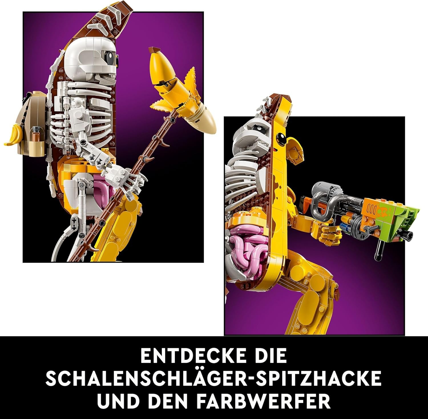LEGO Fortnite bone shali - Including paint thrower and bowl pick - Collector's item for video game fans - Building set for adults as home or office decoration - 77072 Building sets Besuche den LEGO-Store