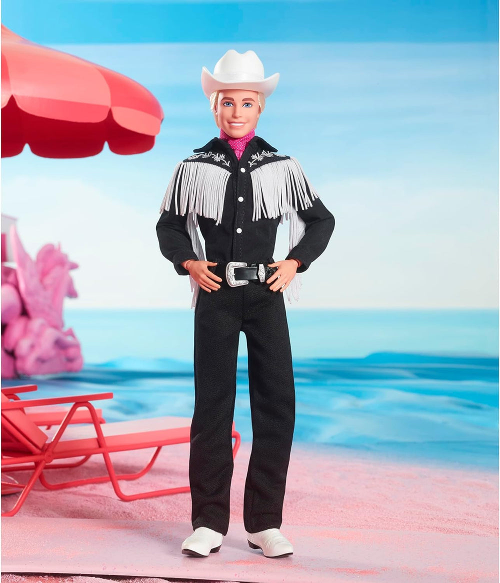 BARBIE the MOVIE Ken - Collectible Doll in Western Outfit, Vintage Shirt, Cowboy Hat, White Boots from the Movie for Ages 3 and Up, HRF30 Naty Shop Dolls
