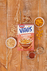 Dr. Oetker Vitalis Crunchy Flakes: Crunchy muesli with corn flakes and almond pieces, pack of 5 (5 x 600g)