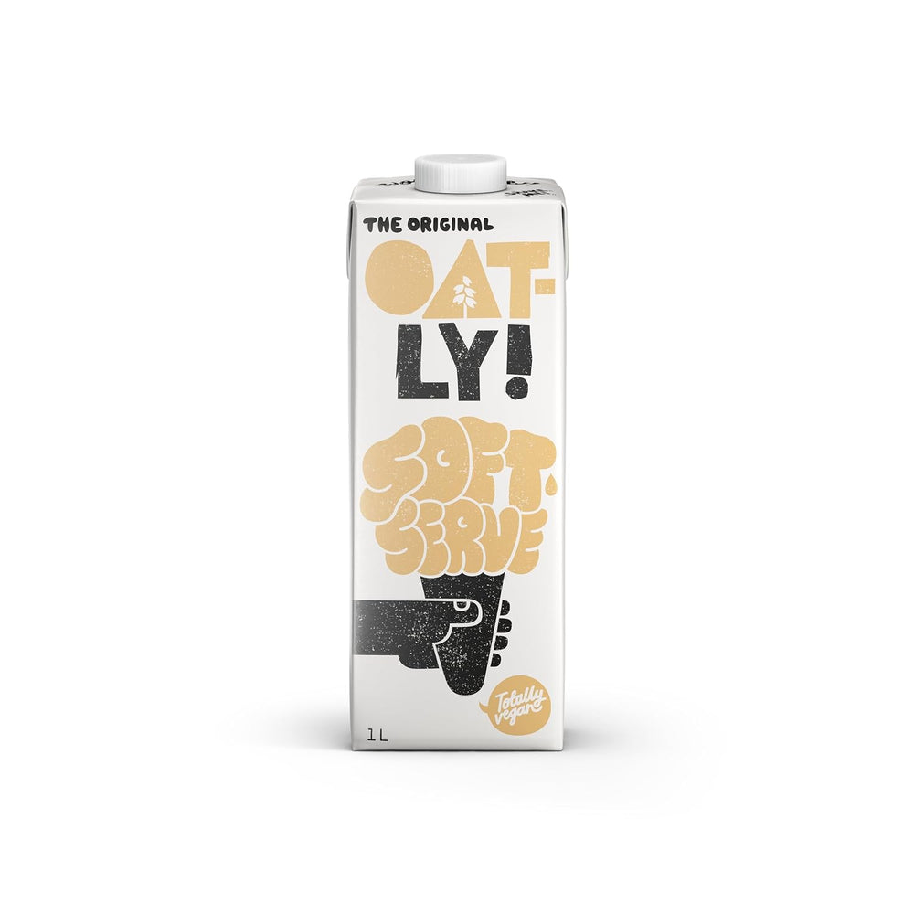 Oatly Soft Serve Mix for the production of soft ice cream on a plant-based basis in the ice machine 1L, (6er-Pack)