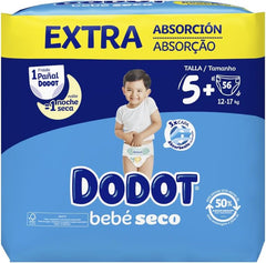 Baby Dry Extra - Jumbo pack, size 5-56 pieces