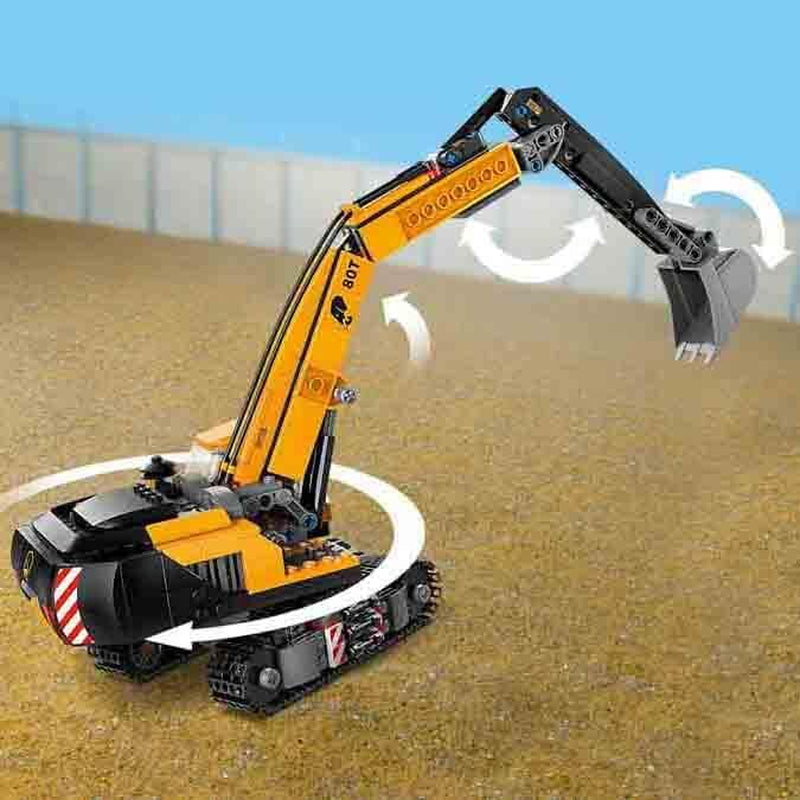 LEGO City Crawler Excavator, toy excavator for children from 8 years old, construction toy with excavator model, buildable truck with accessories and 3 minifigures 60420 Construction sets Besuche den LEGO-Store
