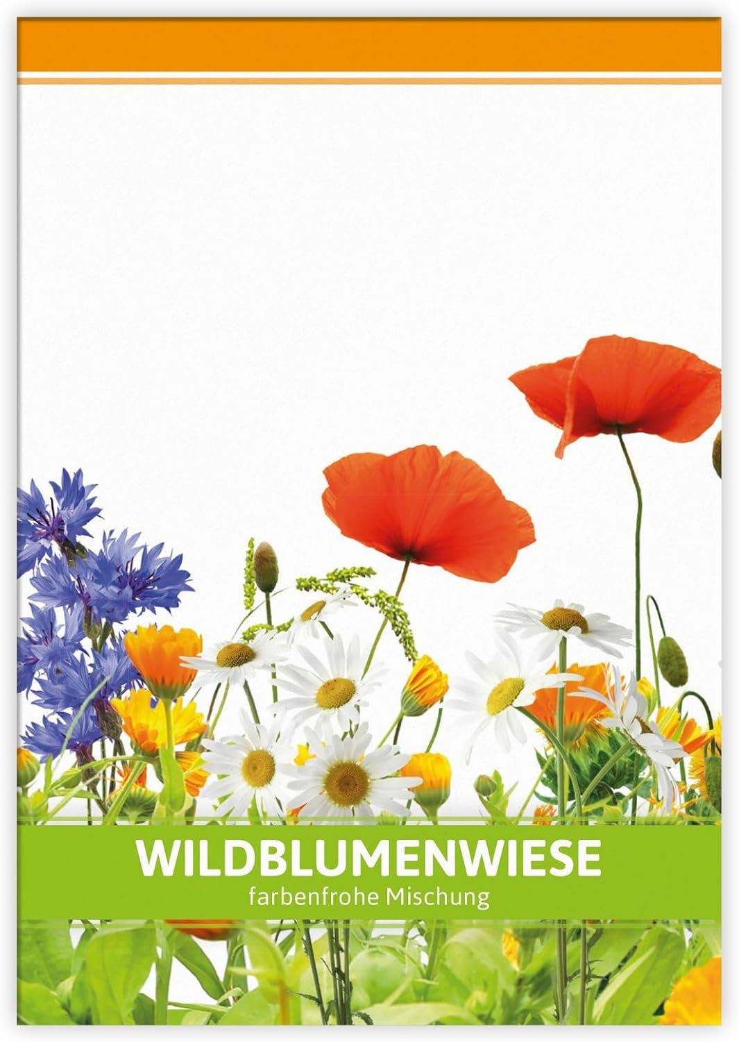 FLORTUS – Wildblumenwiese Samen Für Gastgeschenke & Werbegeschenke (100 Stück) – Bunte Wildblumensamen Mischung Für Bienen, Schmetterlinge & Insekten – Saatgut Für Eine Insektenfreundliche Blumenwiese
