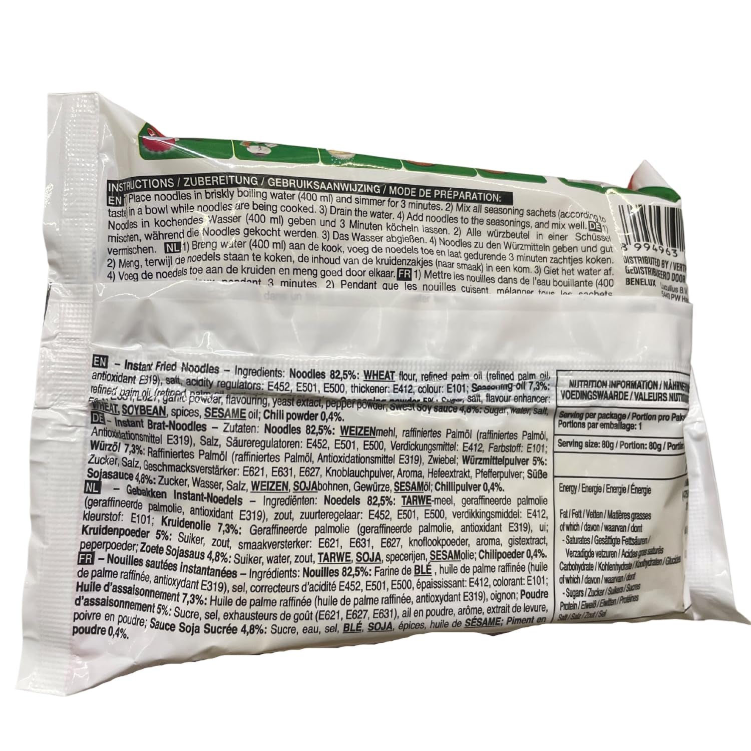 INDOMIE - Instant Mi Goreng Noodles - Multipack (40 x 80g)