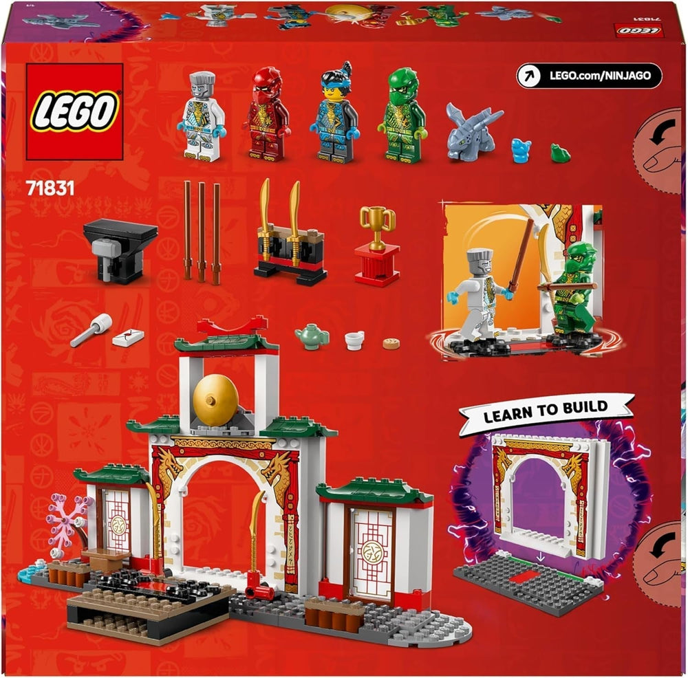 LEGO NINJAGO Spinjitzu Ninja Temple - Playset with 4 minifigures and 1 dragon figure - Building set - Christmas or birthday gift for boys and girls from 4 years 71831 Building sets Besuche den LEGO-Store