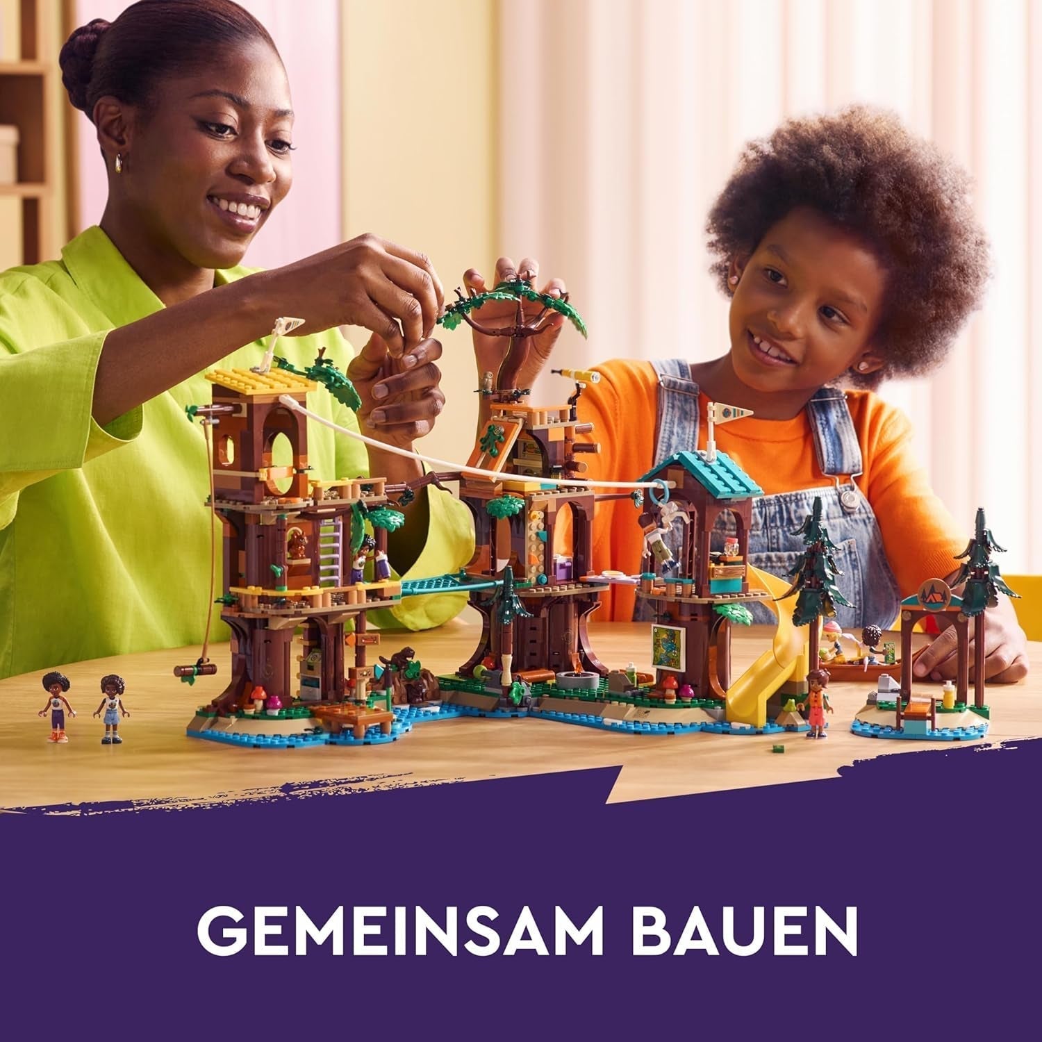 LEGO Friends Tree House At Adventure Camp, Playset for Girls and Boys 8 Years Old with 5 Figures and 5 Animals, Gift Idea for Creative Games, Sports Toys, Doll House 42631 Building Sets Besuche den LEGO-Store