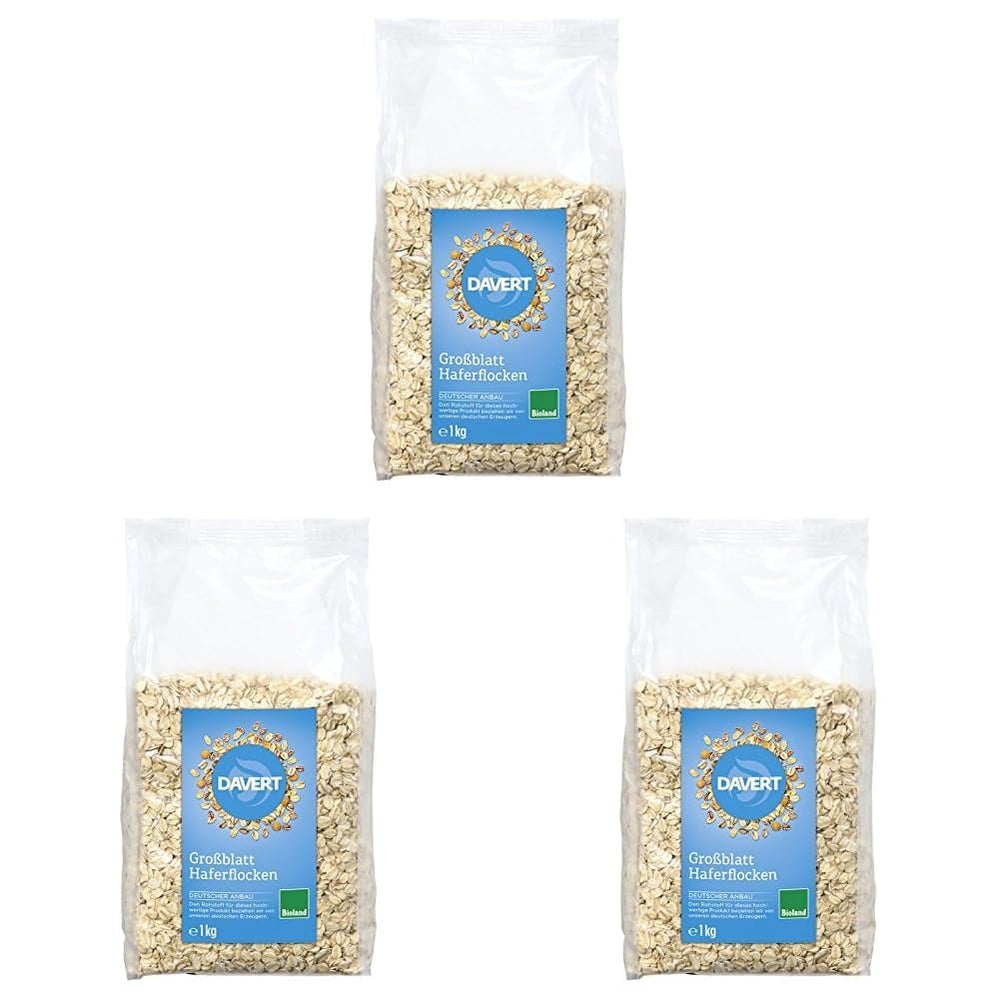 Davert Oatmeal with large leaves, 1000 g