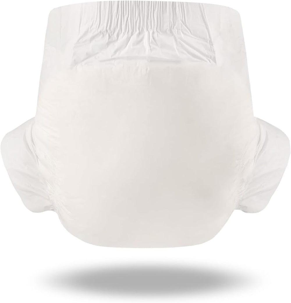 CutiePlusU Adult Diapers, Dry Surface, Maximum Absorbency Overnight, Disposable Incontinence Diaper - Blue, Pink, White, 3 Pack (Medium 71-96cm)