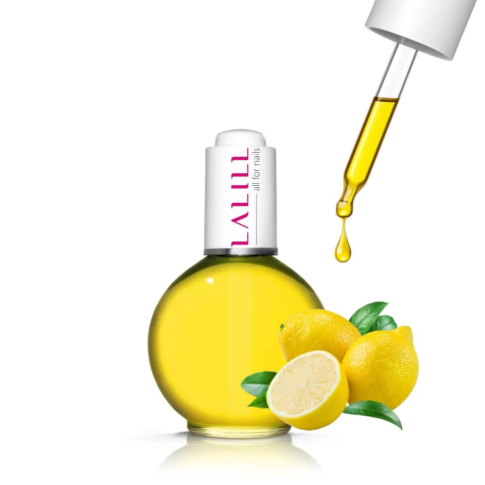 LALILL Nail Cuticle Oil 75Ml - Himbeere Nagelpflegeöl - Nagelöl Pflege Für Nägel Nagelhaut - SPA Maniküre Naildesign Hände - Vegan - Mit Pipette
