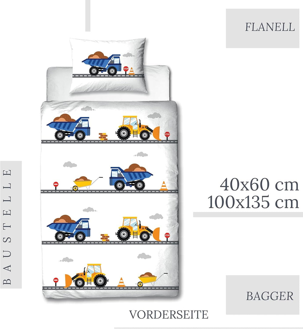Bed linen for children, cotton Bed linen - children Naty Shop