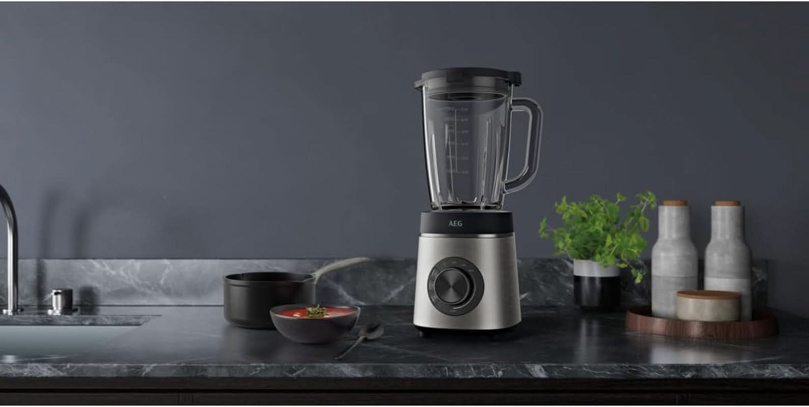 AEG TB6-1-6S STAND MIXER / Speed ​​control 3 Programs Smoothie ICE Function Kitchen Naty Shop