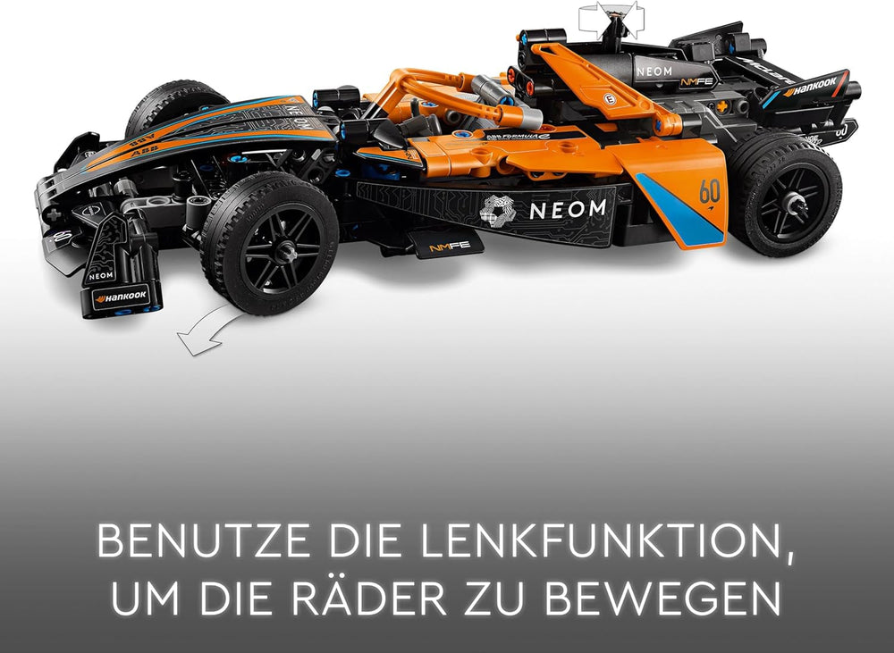 LEGO Technic NEOM Mclaren Formula E Racing Car, Race Car Toy for 9 Years Old Boys and Girls, Model Car Kit, Kids Room Decor, Birthday Gift Idea 42169 Building Sets Beuche den LEGO-Store