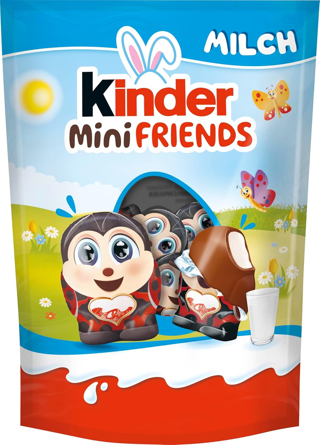 Kinder Joy pack of 2 - One half with delicious milk and cocoa cream and crunchy balls, and the other half with a great surprise - Easter chocolate, Easter sweets - Easter gift - 40g