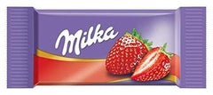 Milka Naps Mix – Mini chocolate squares in 4 assortments: Alpine Milk, Strawberries, Hazelnuts, Cocoa Cream – 1 x 1kg