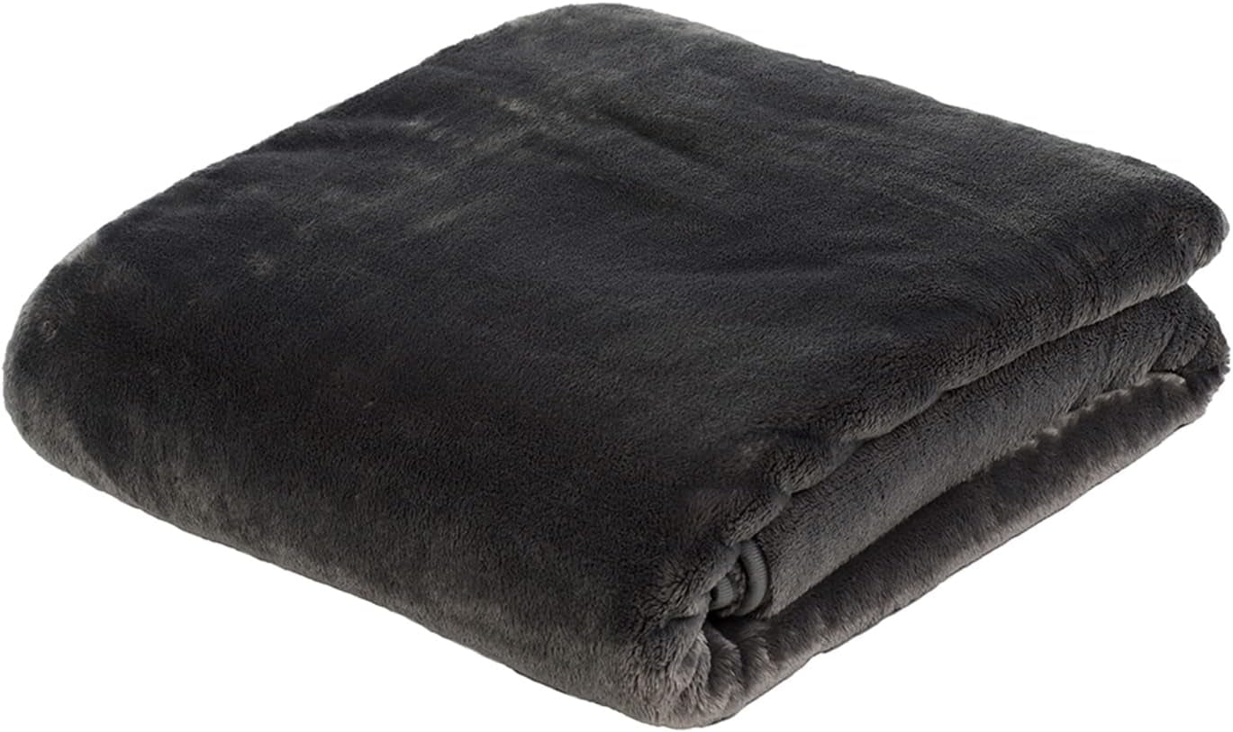 Gözze - Pătură confortabilă Premium Cashmere-Feeling, 500 G/M², 180 X 220 Cm - muștar Paturi si Cuverturi Besuche den GÃ¶zze-Store Antracit 130 X 170 Cm