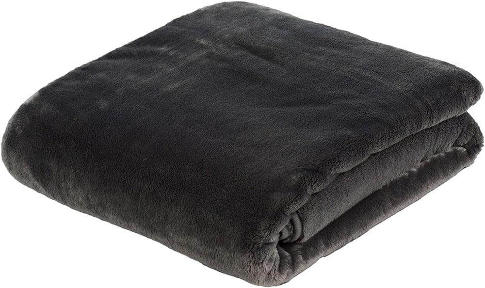 Gözze - Comfortable blanket Premium Cashmere-Feeling, 500 G/M², 180 X 220 Cm - mustard Beds and Blankets Besuche den GÃ¶zze-Store Anthracite 130 X 170 Cm