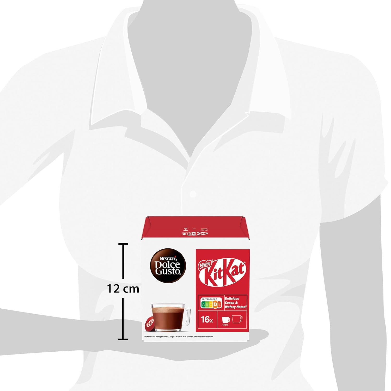 NESCAFÉ DOLCE GUSTO Kit Kat Kakaokapseln 3er Pack (3 x 16 Kapseln)