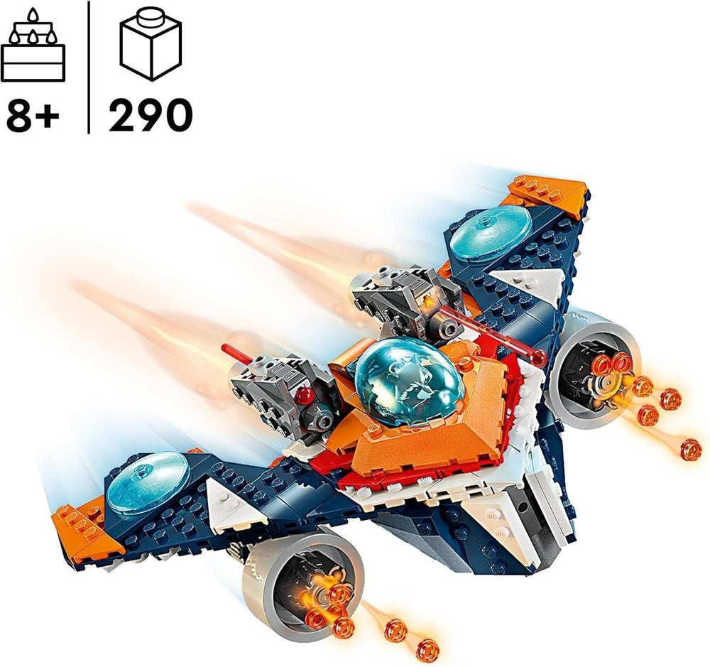 LEGO Marvel Rockets Spaceship Vs. Ronan Buildable Spaceship Set Guardians of the Galaxy Superhero Figure Toy Gift for Boys and Girls 8 Years Old 76278 Building Sets Besuche den LEGO-Store