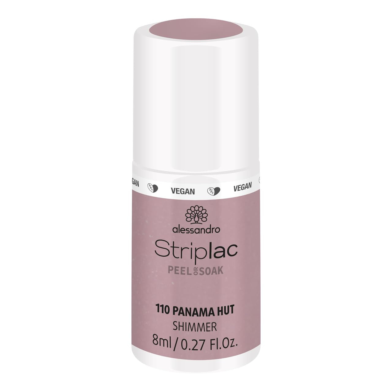 Oja UV alessandro Striplac Classic Rosy Wind – Delicată și de lungă durată – Îndepărtare ușoară datorită tehnologiei de îndepărtare peel-off – Vegană și cruelty-free – 8 ml