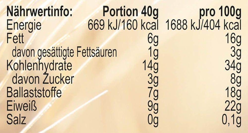 Seitenbacher Müsli Ballaststoff Und Frucht I Ohne Zugesetzten Zucker I Ohne Zugesetztes Fett I (1 X 750 G) Cereals Naty Shop