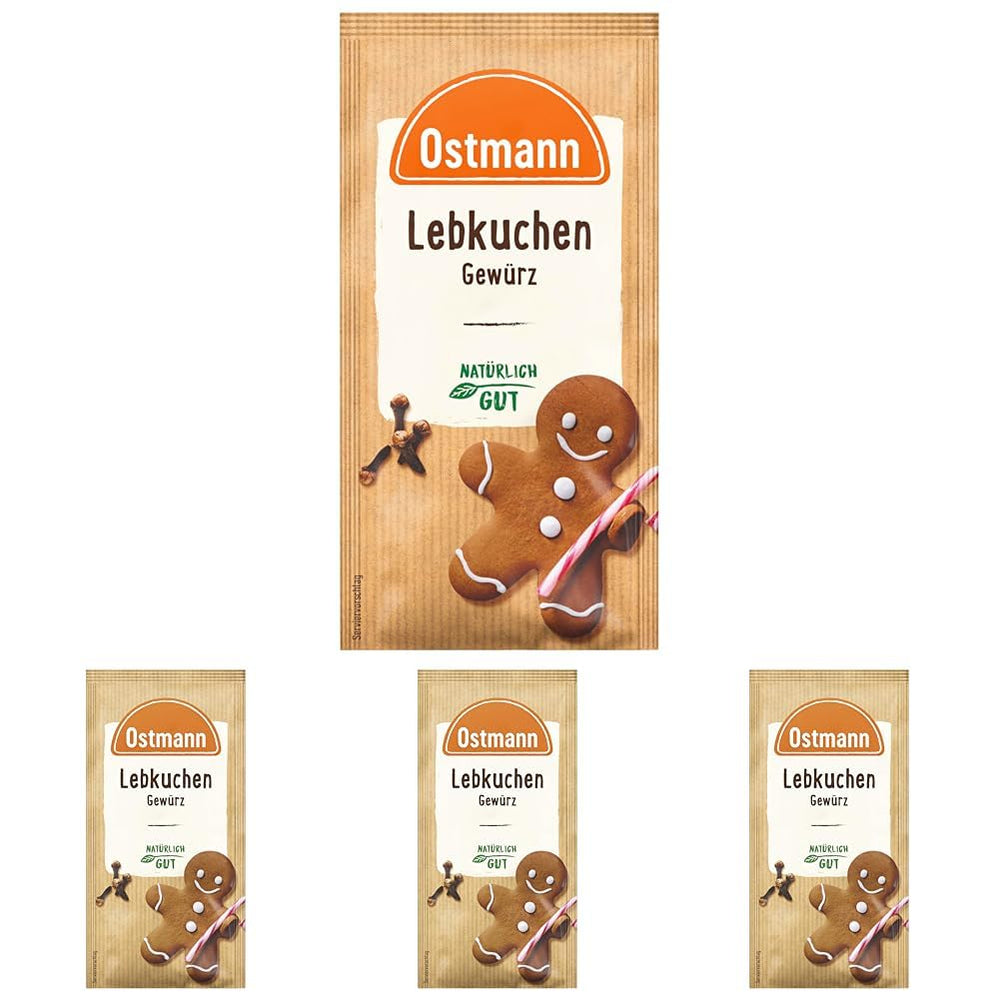 Ostmann Gewürze – Lebkuchen-Gewürz | Gewürzmischung für Leb- und Honigkuchen | Ideal for pastries & desserts in winter and Christmas time 15 g in Bag