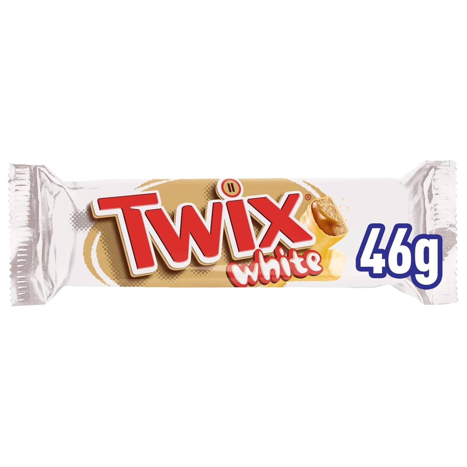 Twix White Chocolate Bars | Caramel, Biscuits, White Chocolate | Chocolate Multi Pack | 5 bars (5 x 46g) (Pack of 5)