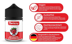 Twizzy Concentrated Strawberry Flavor, 60 ml Aromas Naty Shop