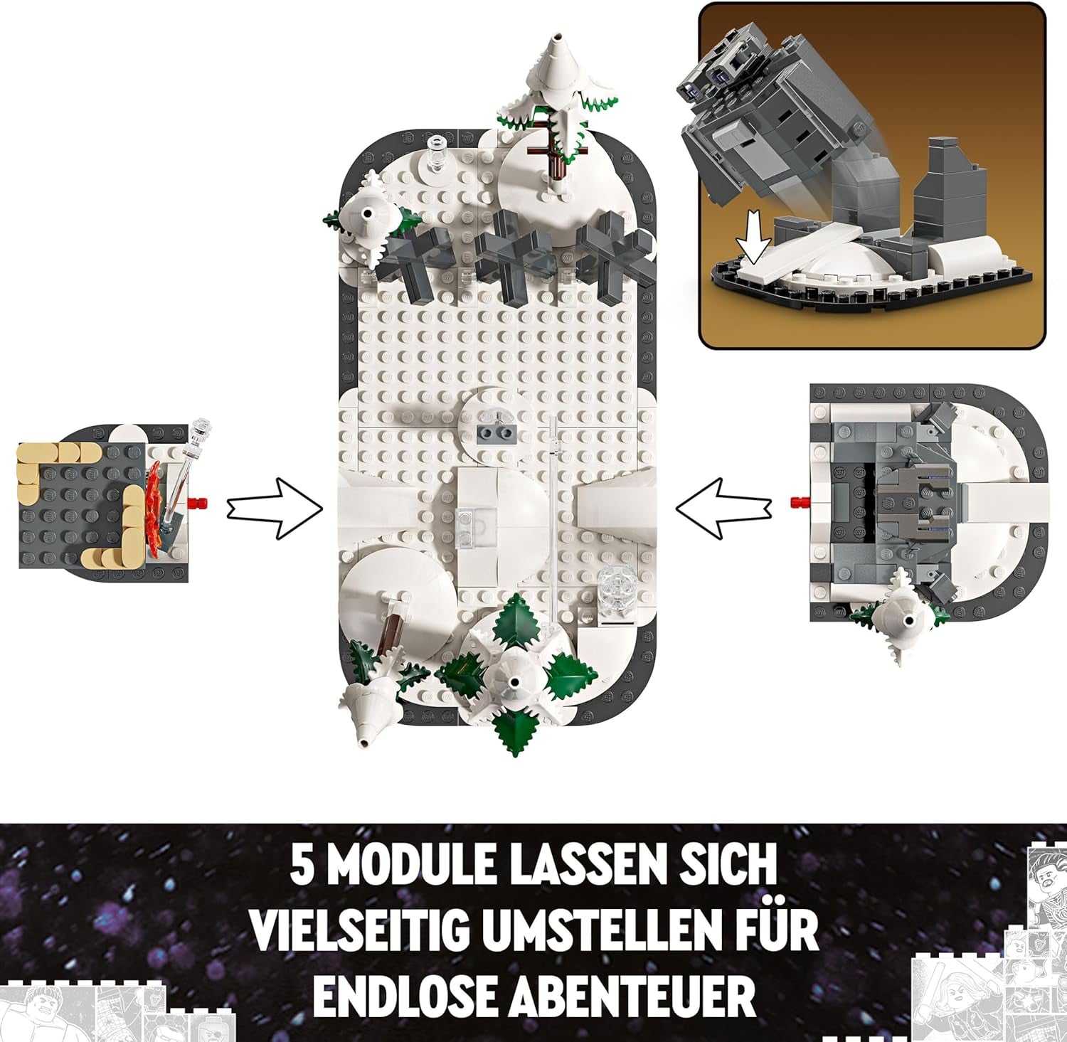 LEGO Marvel Avengers Assemble: Age of Ultron, set de construit și jucat cu 8 minifigurine de supereroi precum Thor, Hulk și Iron Man, jucărie de construit pentru băieți și fete, set de aventură 76291 Seturi de constructie Besuche den LEGO-Store