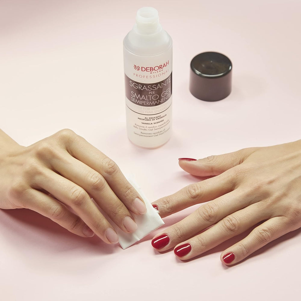 Milano Professional Nail Lacquer, halbpermanent, Nr. 32 Rose Crepe, Plumping-Effekt, langanhaltend, verleiht intensive und glänzene Nägel, 4.5 ml