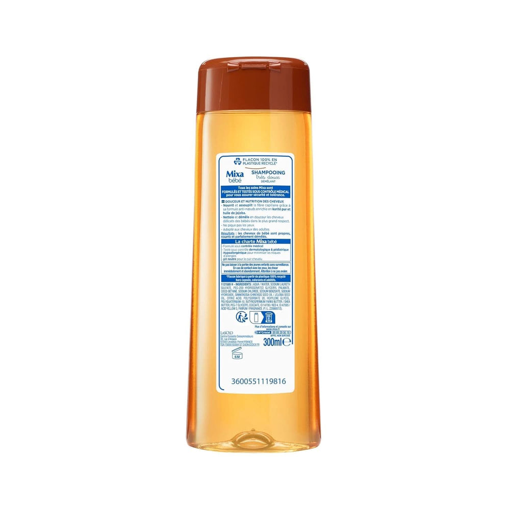 Hair detangling shampoo, Mixa Bébé, Very Soft, Shea, 300 ml Mother and Child Naty Shop