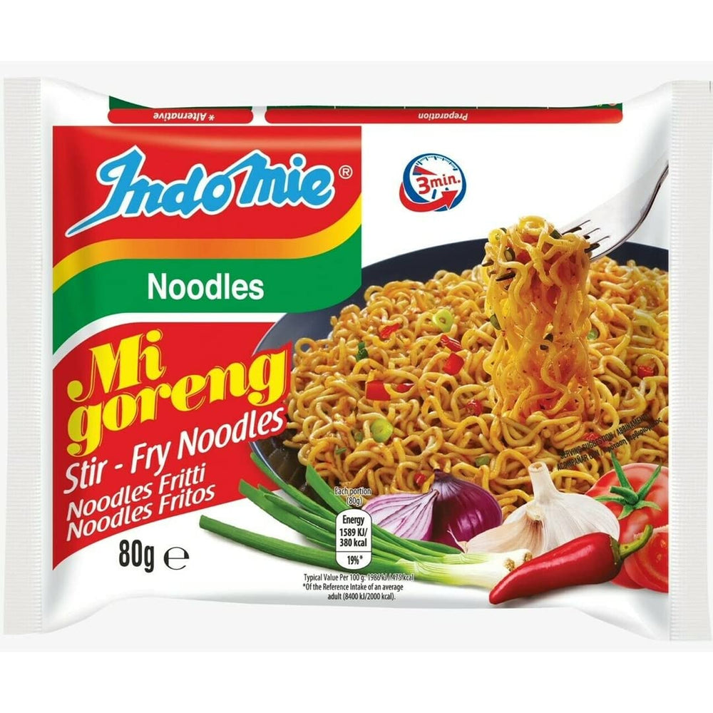 INDOMIE - Instant Mi Goreng Noodles - Multipack (40 x 80g)