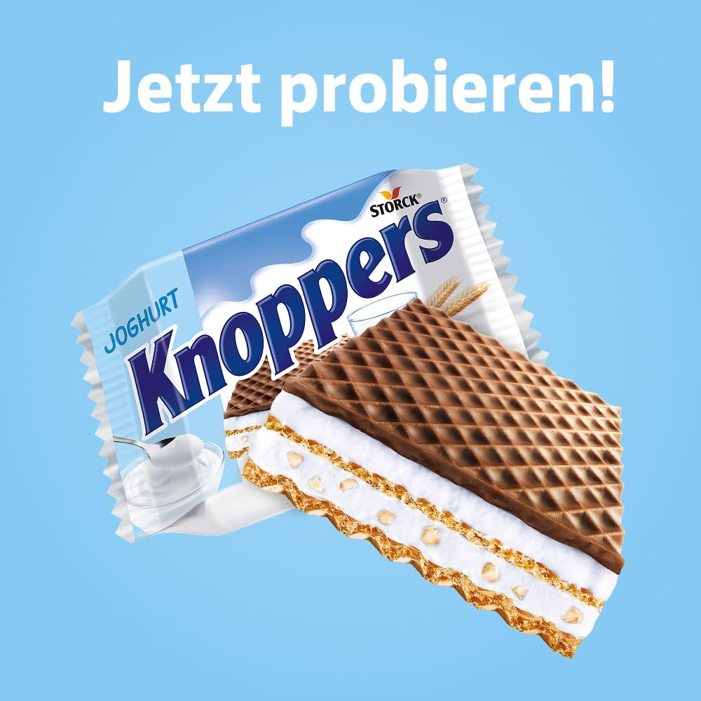 Yogurt – 4 x 200 g – Wafer slices filled with yogurt and nougat cream, hazelnuts and cocoa