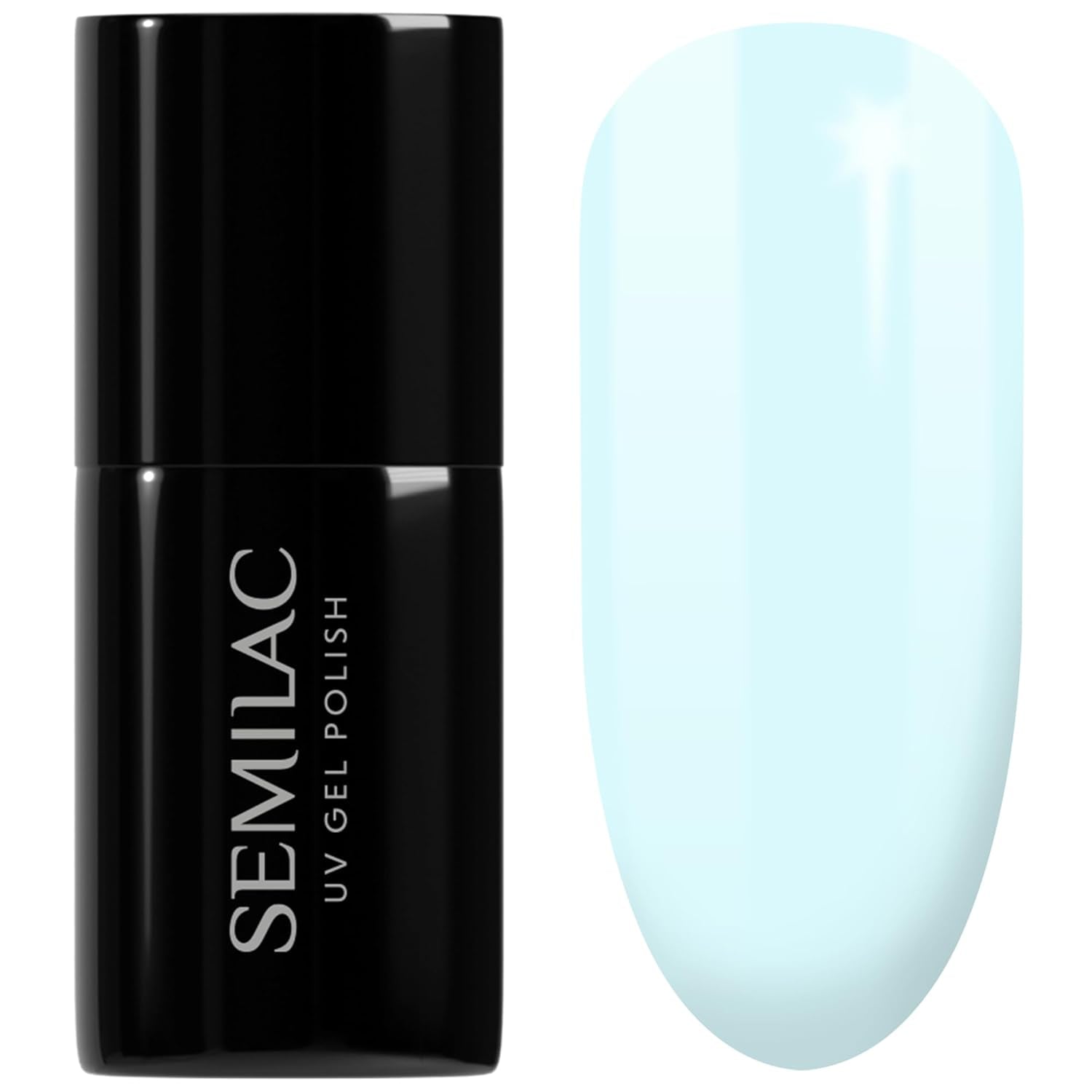 Semilac UV Nagellack Hybrid 404 Black Beans Muffin 7ml Kollektion Tastes of Fall