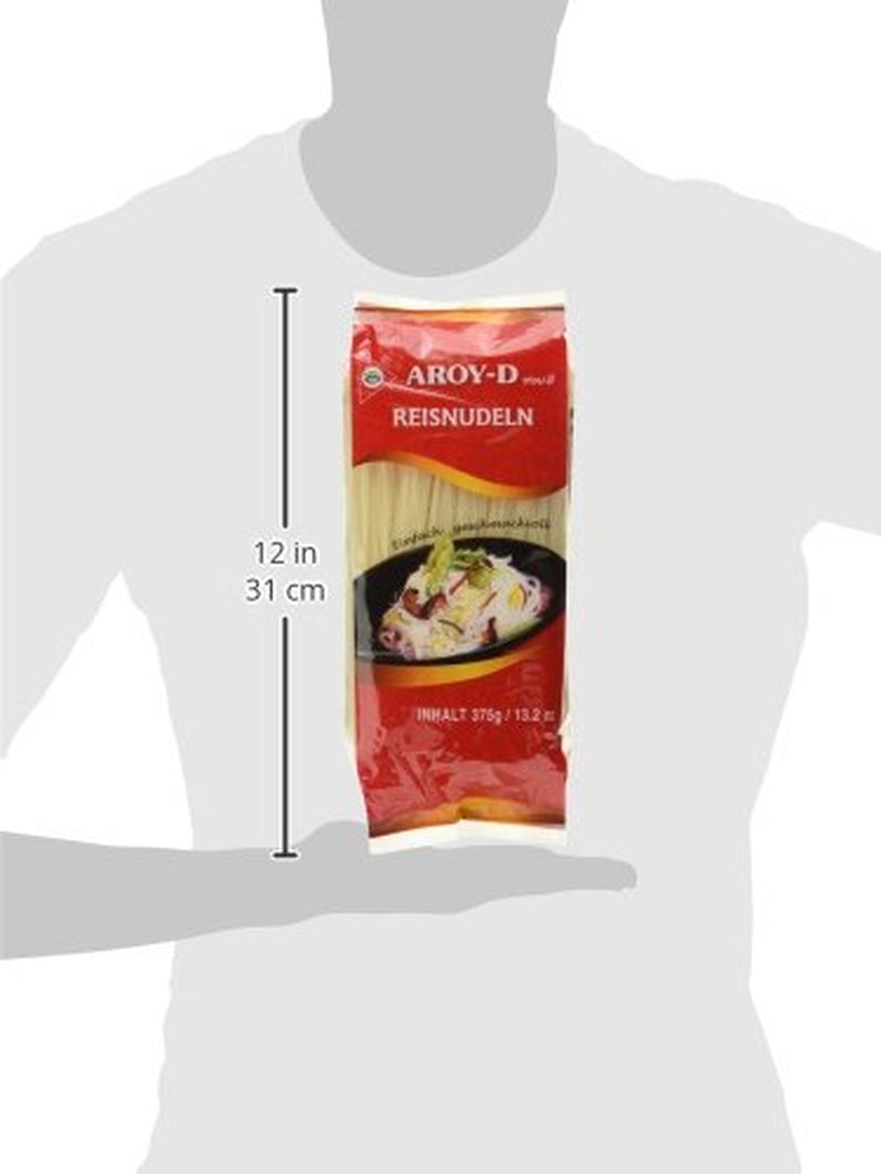 Aroy-D Rice Noodles Gluten Free 3mm Packs (1 Pack x 375g)